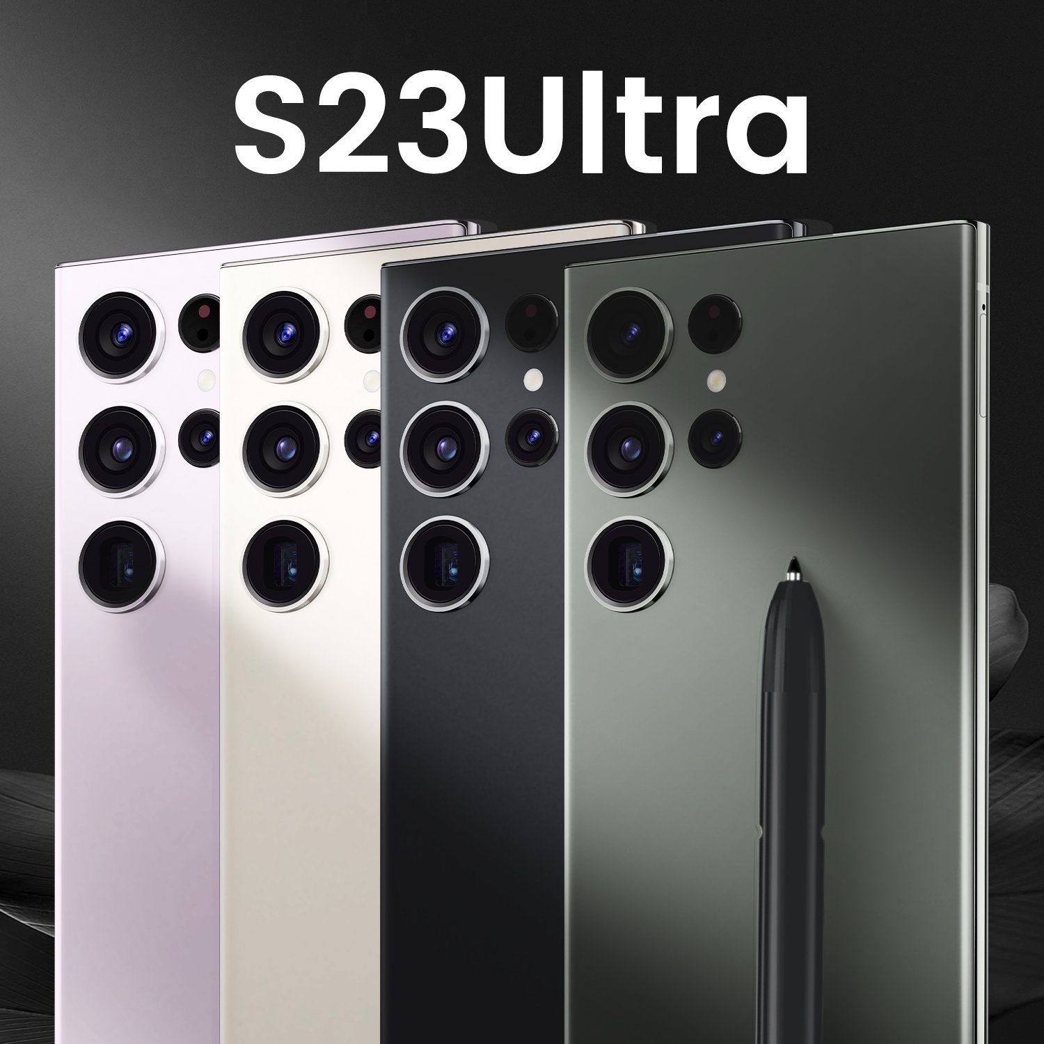 Global Version S23 ultra phone 16GB+1TB Full Screen Mobile Phone 7.3Inch HD Cellphones 8000mAh 3G/4G/5G Gaming Smartphones